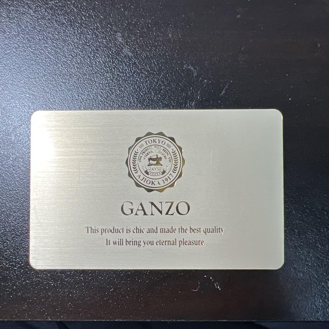 GANZO 小銭入れ付二つ折り財布　シェルコードバン2 ナチュラル