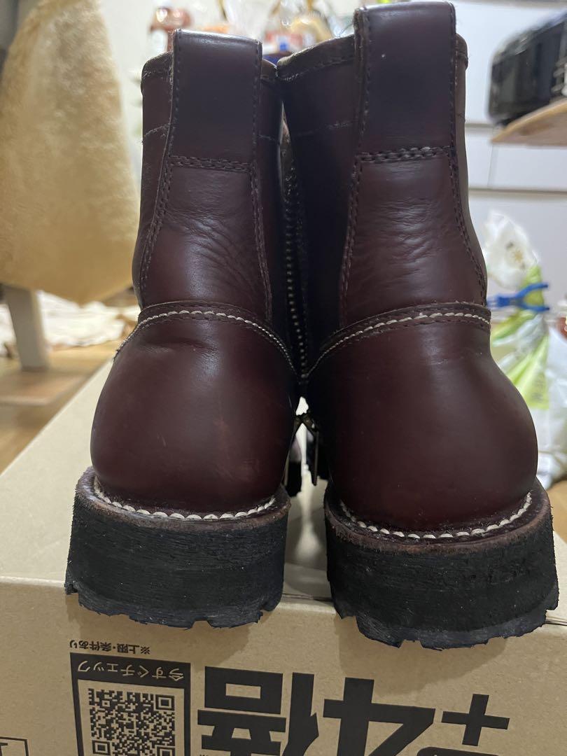 SLOWWEAR LION / SWL (スローウェア ライオン) 【8593H】 クロムエクセルレザープレーンMIDブーツ Vibram#100 /  BURGUNDY-Tools Infinity