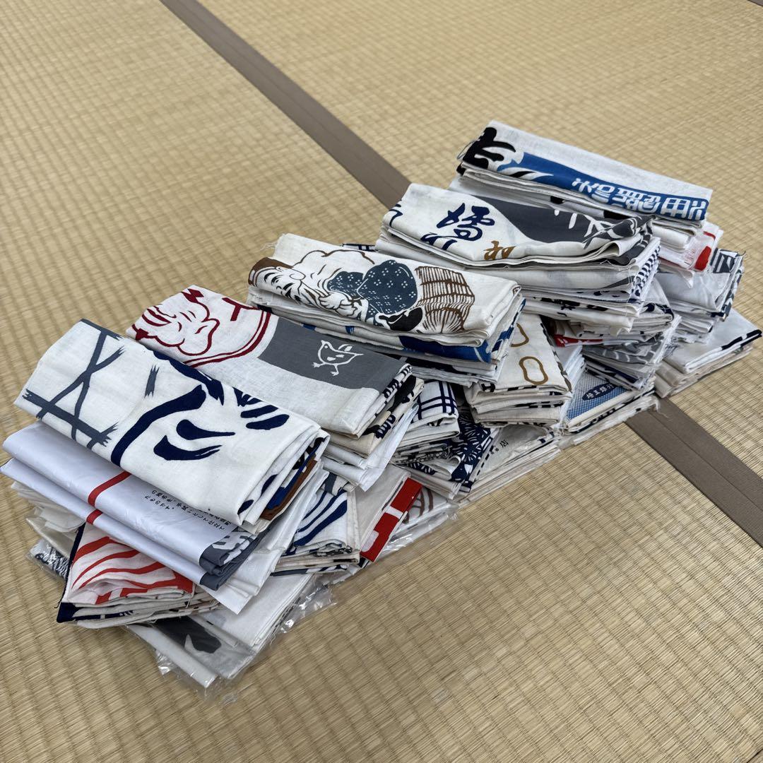 レトロ　手ぬぐい107枚