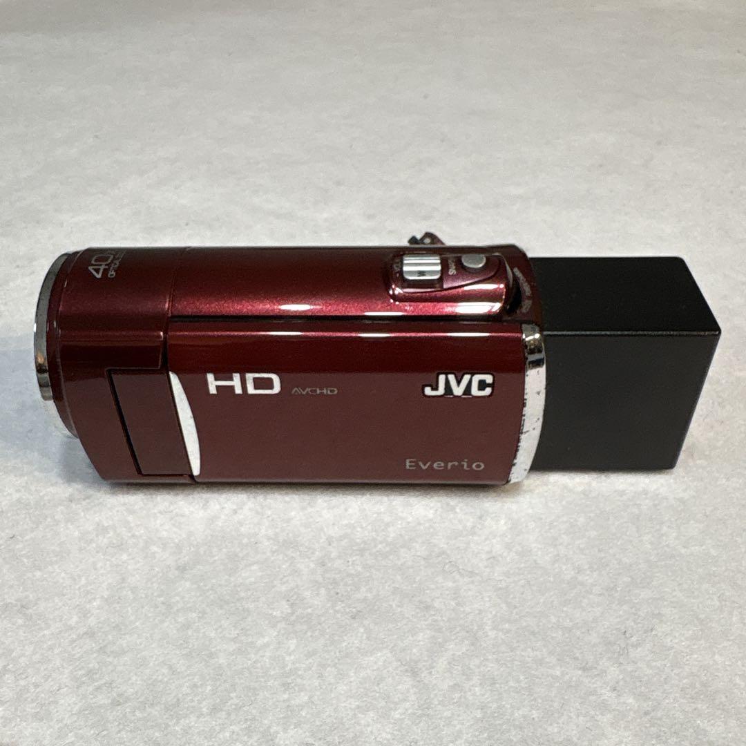 JVC　GZ-HM460-R　Everio　ビデオカメラ 動作確認済】JVC Everio エブリオ GZ-HM460-R - メルカリ