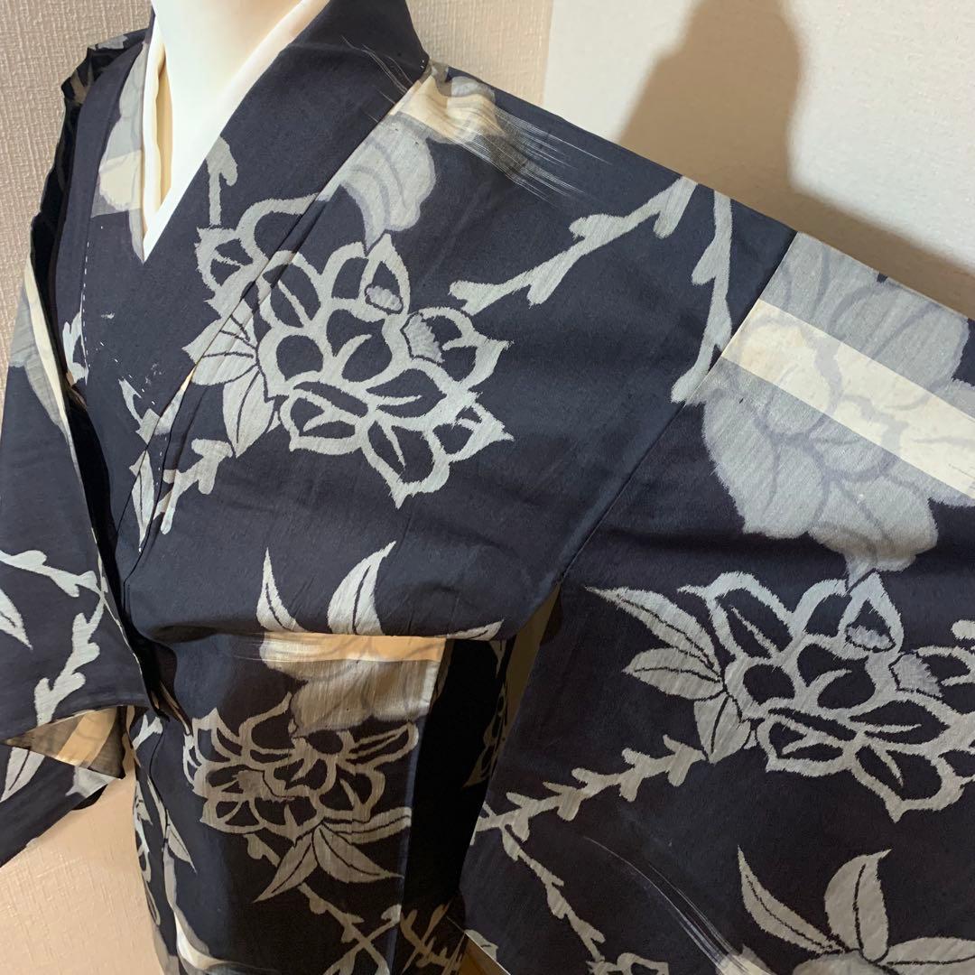 r*a様 D4⭐️アンティーク着物　大正ロマン　銘仙　リメイク　ばち襟