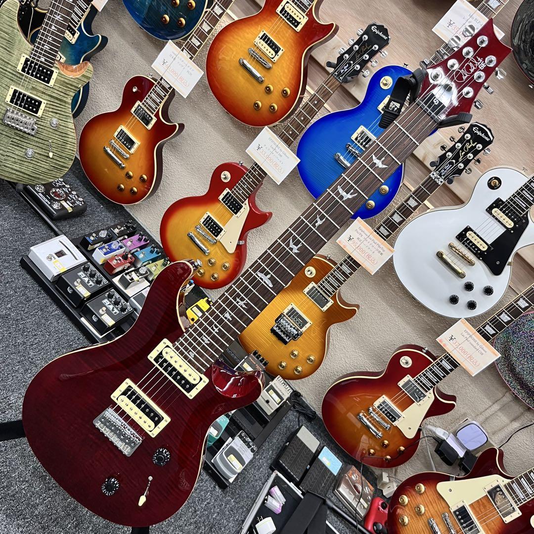 【10583】 PRS SE custom 24 7弦 SVN レッド