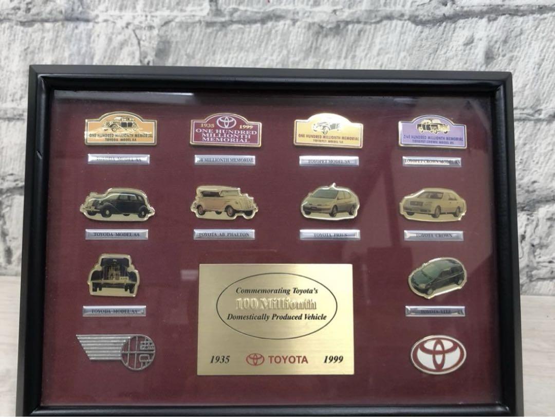 未使用保管品】トヨタ自動車 100millionth ピンバッジ 12個