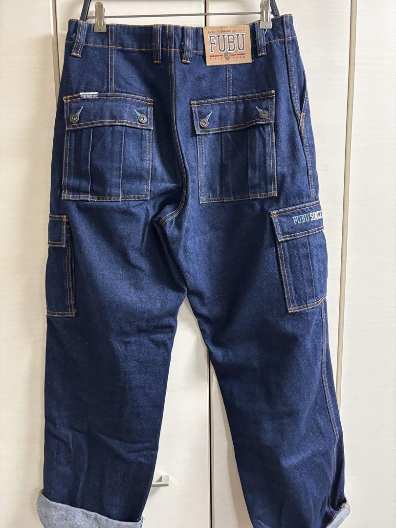 FUBU カーゴパンツ 濃紺 w32 美品
