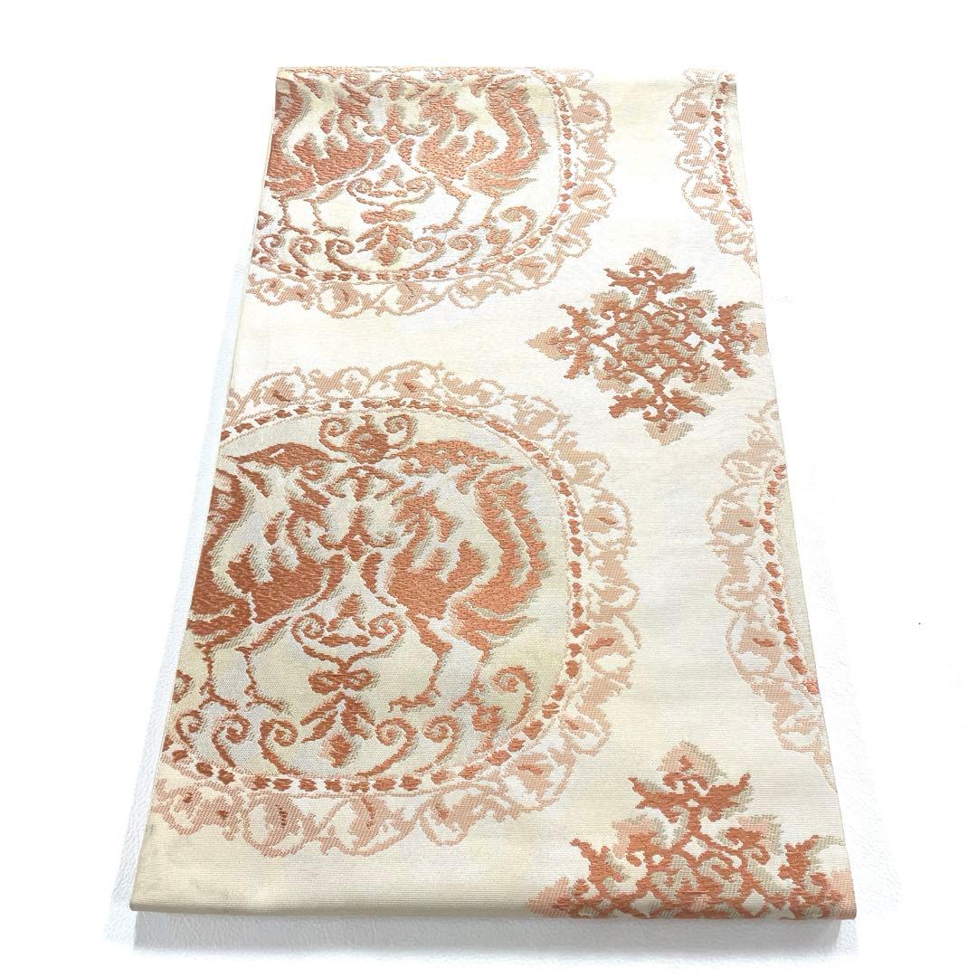 帯3773 ●川島織物謹製 高級 正絹 六通 袋帯