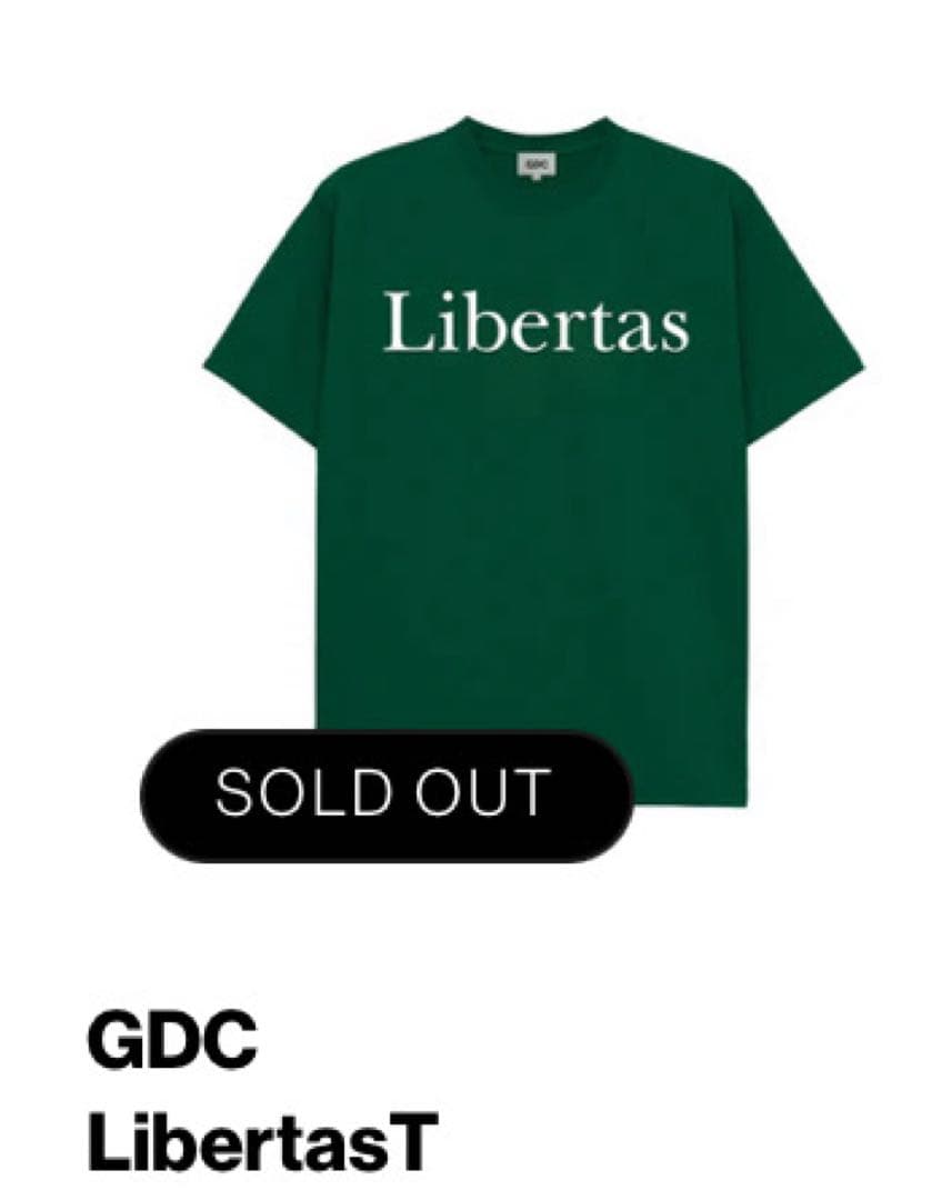GDC LibertasT グリーン M 小栗旬 GDC LibertasT グリーン M 小栗旬