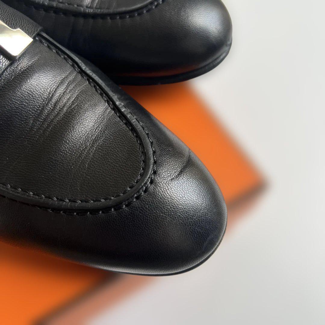 HERMES ローファー　37 HERMESエルメス】美品 ローファー 37 - メルカリ