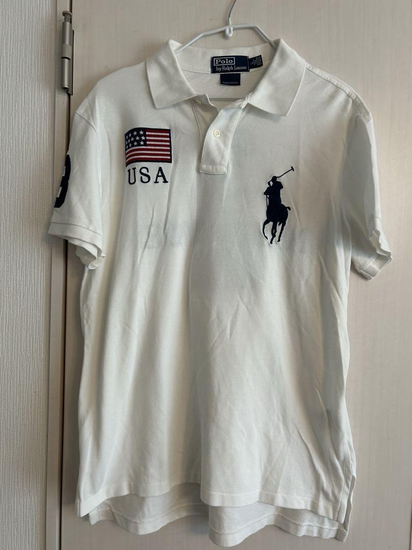 ポロラルフローレン L半袖ポロシャツビッグポニー　USA美品