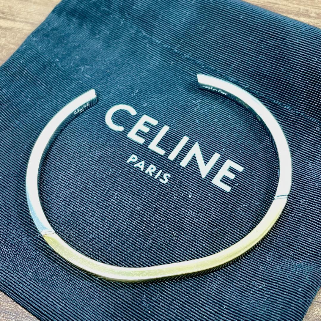 ◇CELINE◇ナローリング◇バングル◇ツートン◇ゴールド◇シルバー◇