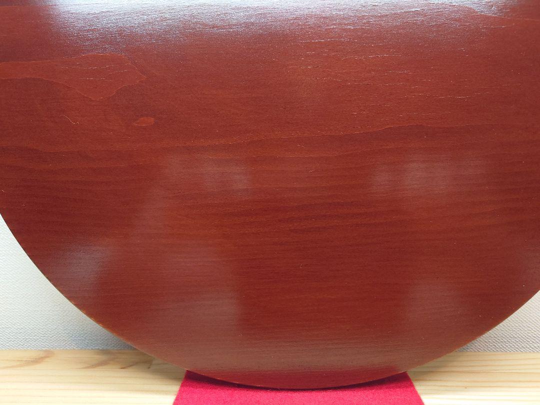 送料込【逢絢亭・新品】茶道具 花台 丸香台 松ウルミ塗 表千家好 木製 中村湖彩