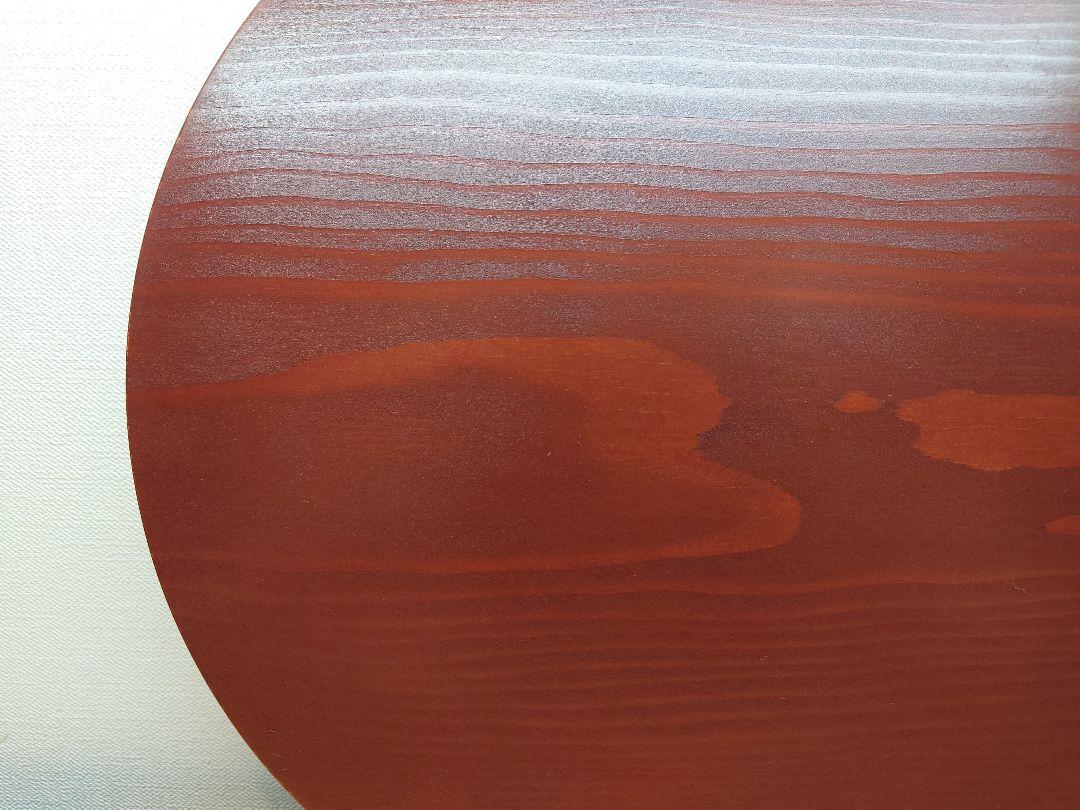 送料込【逢絢亭・新品】茶道具 花台 丸香台 松ウルミ塗 表千家好 木製 中村湖彩