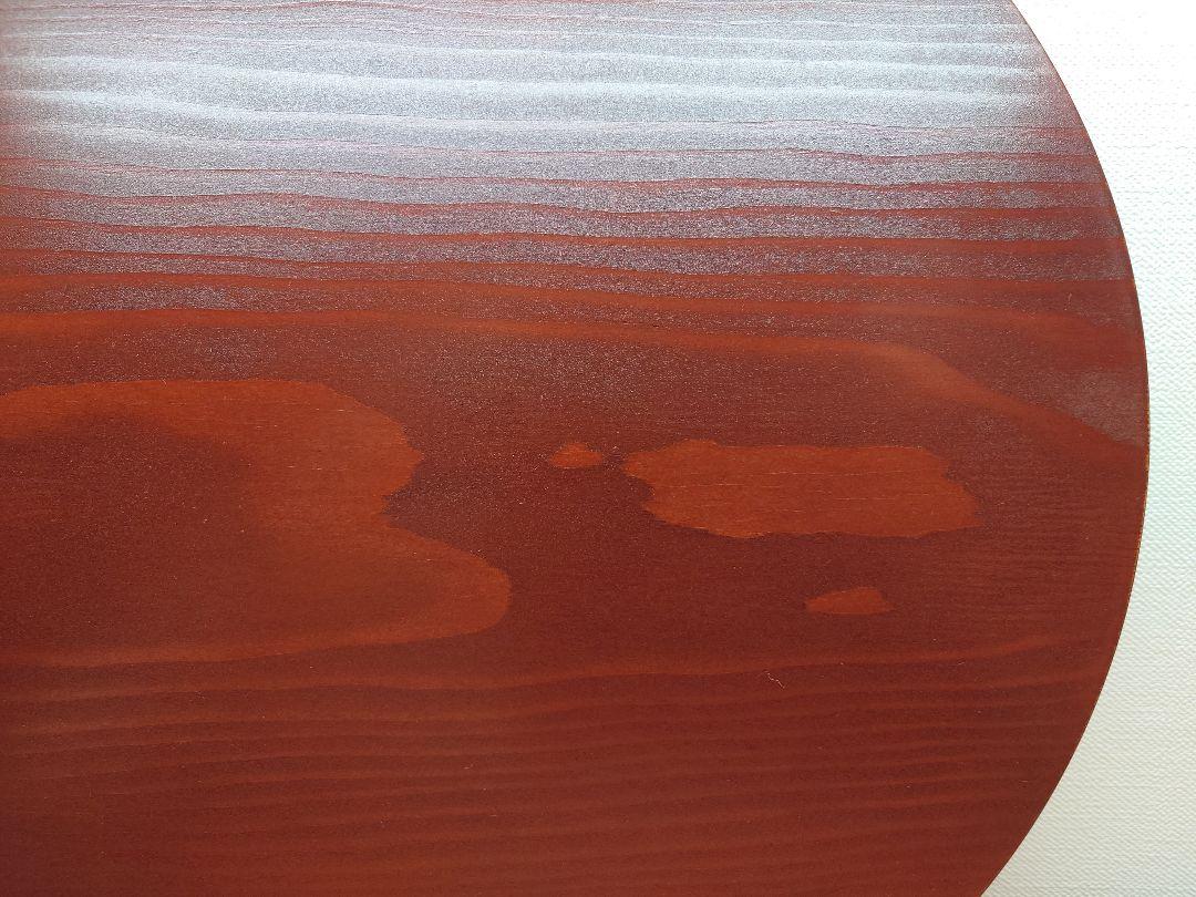 送料込【逢絢亭・新品】茶道具 花台 丸香台 松ウルミ塗 表千家好 木製 中村湖彩