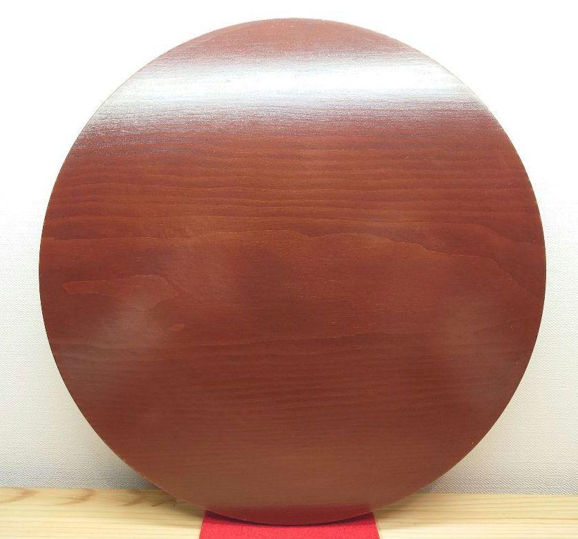 送料込【逢絢亭・新品】茶道具 花台 丸香台 松ウルミ塗 表千家好 木製 中村湖彩