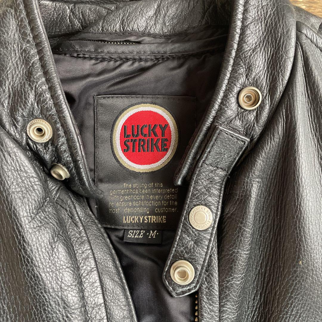 のサイズ LUCKY STRIKE 革ジャン QOvr2-m57287921966 メンズ