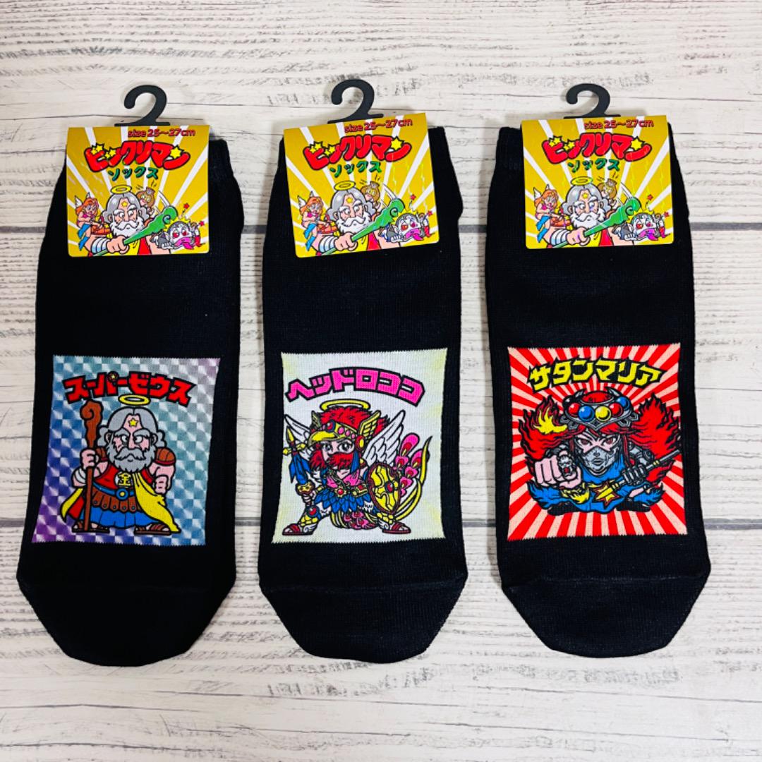 Manyロココ3点セット ビックリマン ショートソックス 3足セット ヘッドロココ (新品未