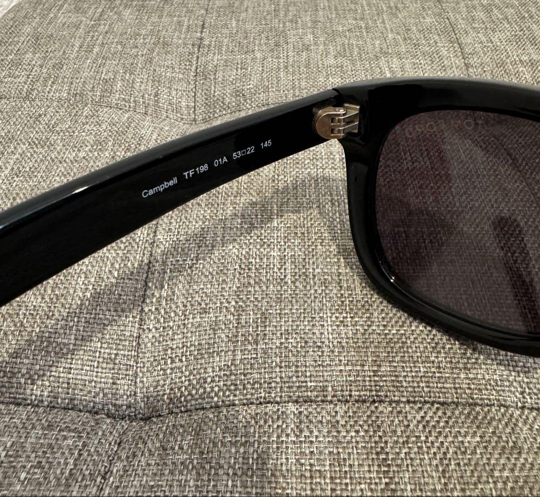 TOM FORD サングラス　TF198 01A 53022 145 TOM FORD トムフォードサングラス TF198 01A 53◻︎22 145