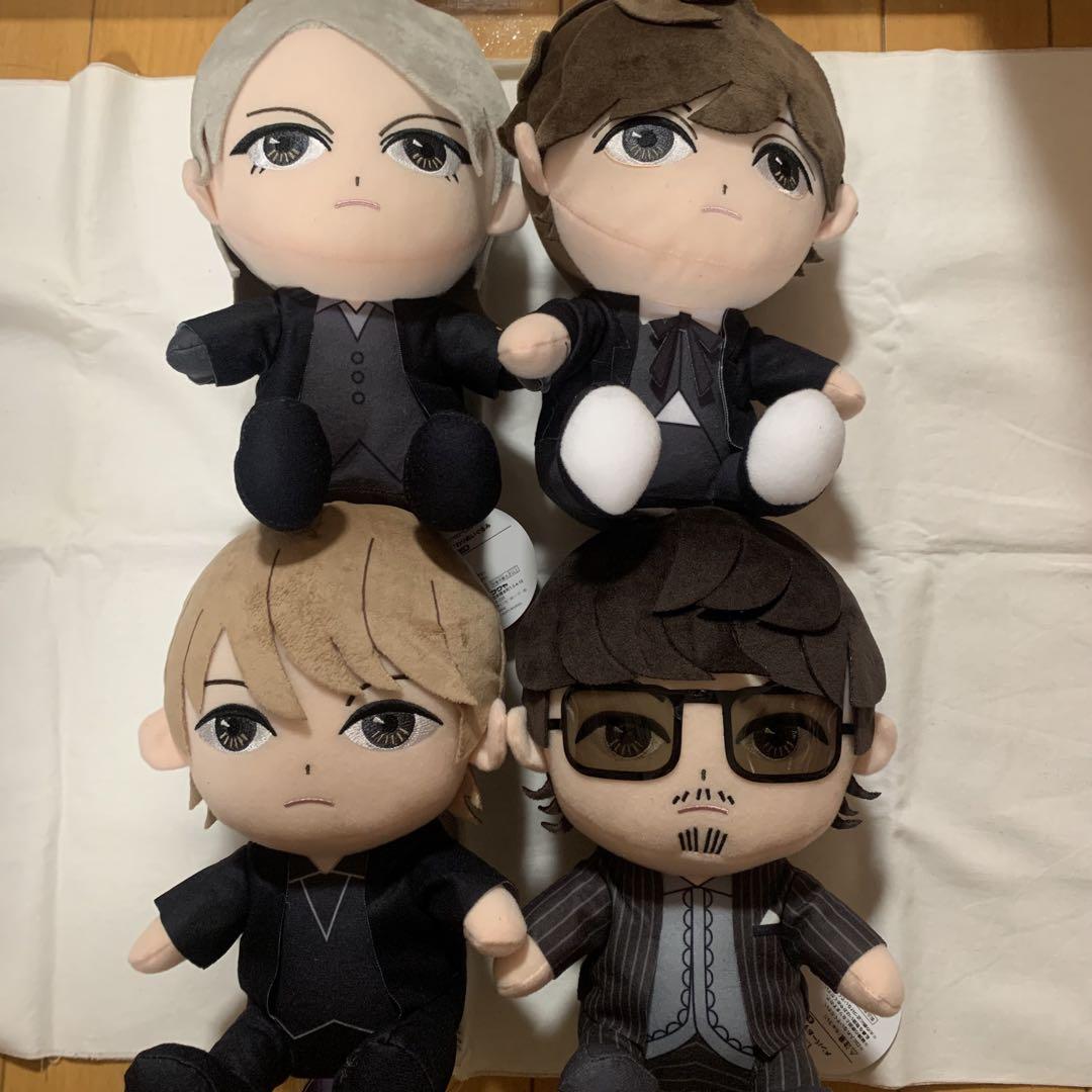 L'Arc~en~Ciel メンバーおすわりぬいぐるみ ☆全4種セット