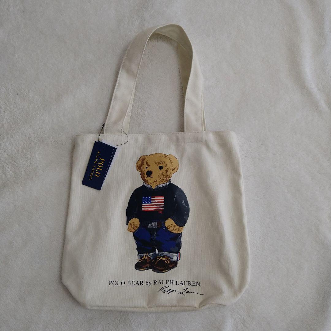 【新品タグ付き】ポロラルフローレン ポロベア トートバッグ キャンバストート