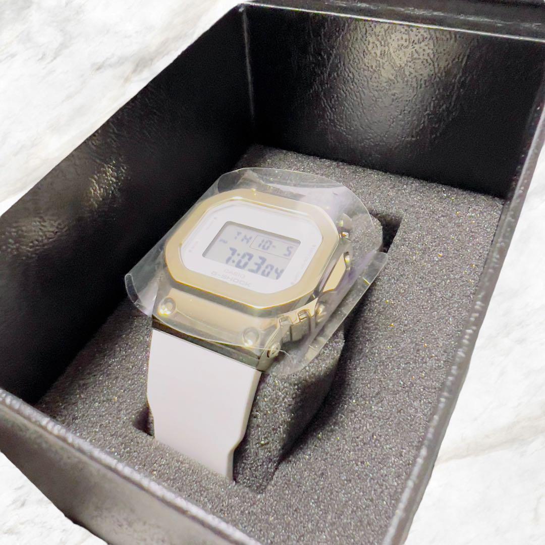 【新品】G-SHOCK カシオ GM-S5600G-7JF ゴールドホワイト