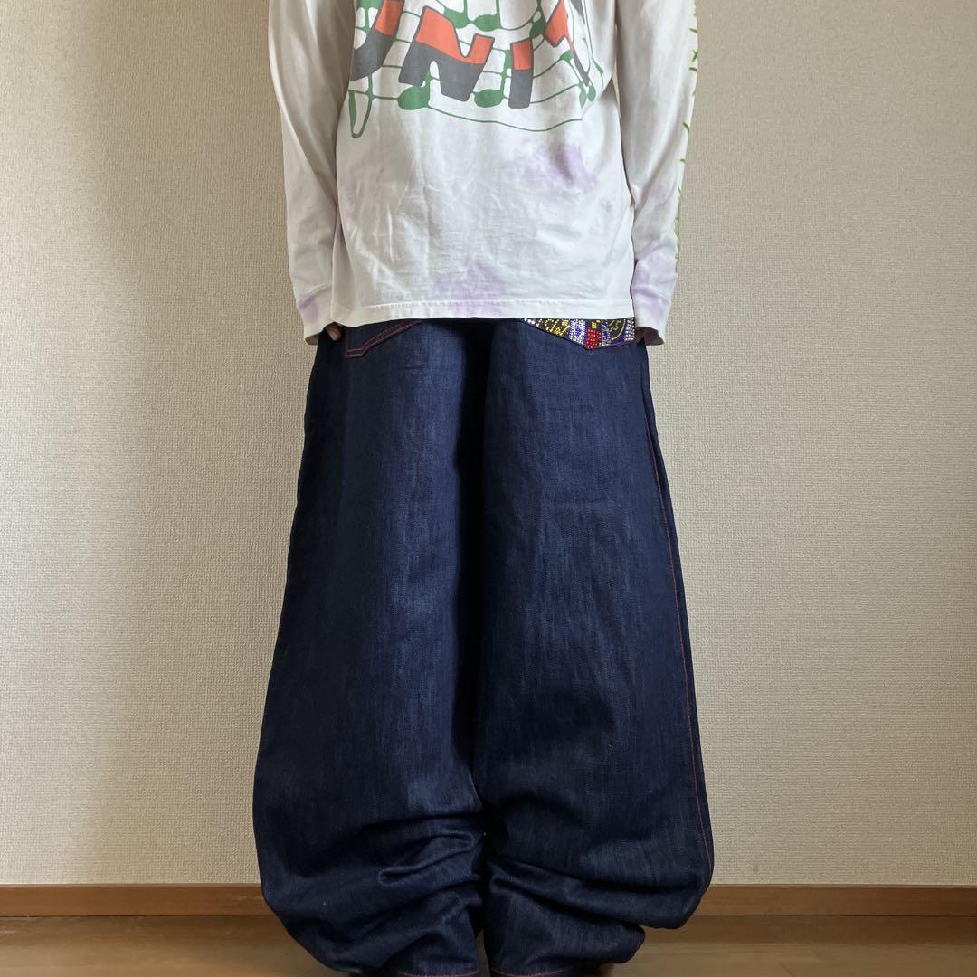 好評 超極太00s ハートのキング 豪華ジルコニアデザイン リジッド パンツ