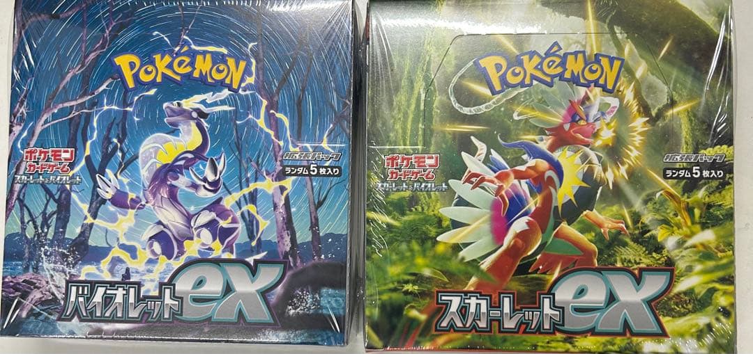 ポケモンカード スカーレットex&バイオレットex BOX 未開封シュリンク