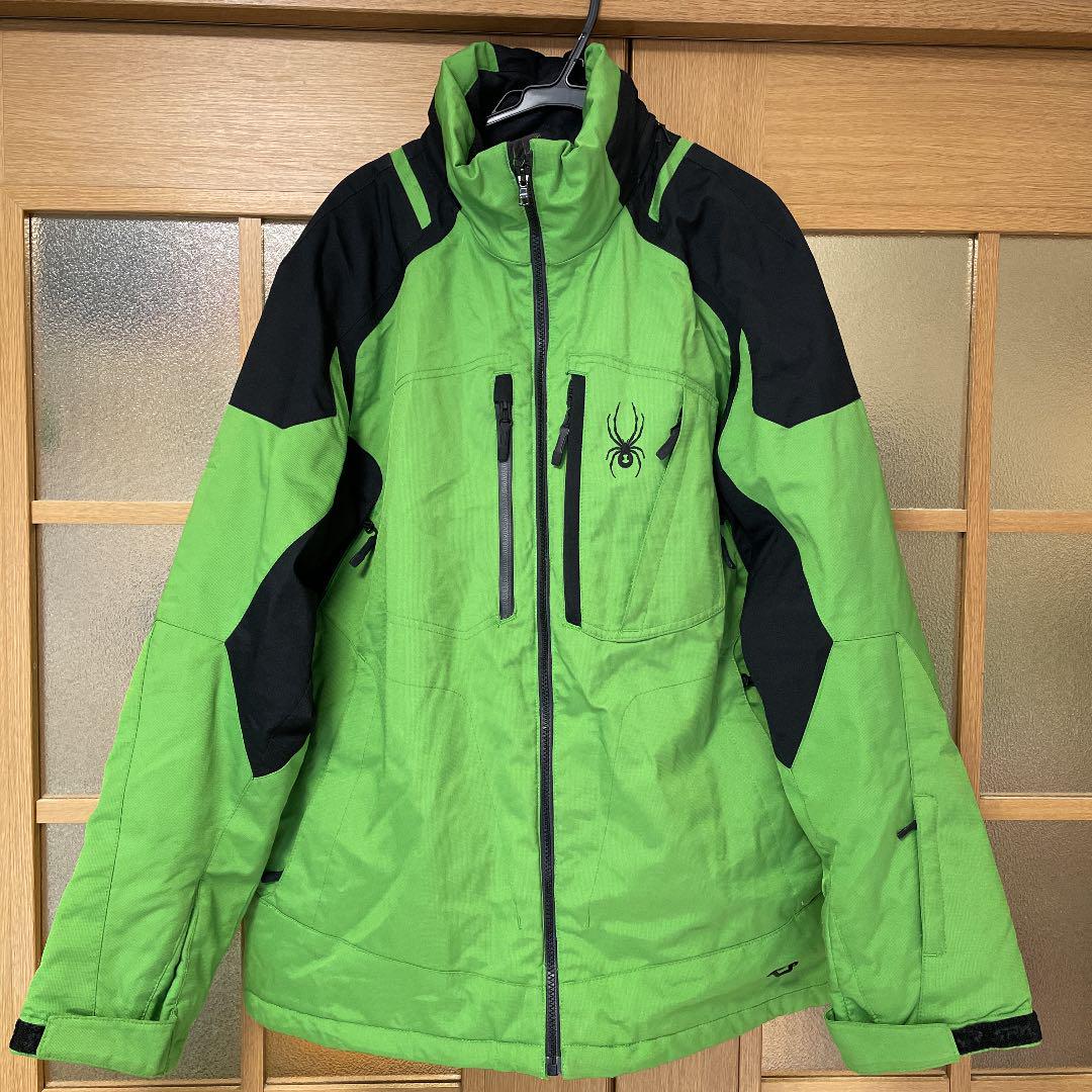 スパイダー スキーウェア グリーン LL