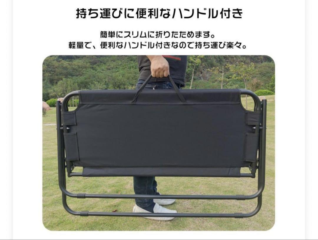 クイックキャンプ 折りたたみ式アウトドアベンチ