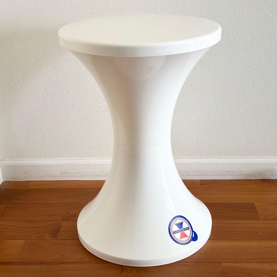 美品 TamTam Pop タムタム ポップ スツール ホワイト