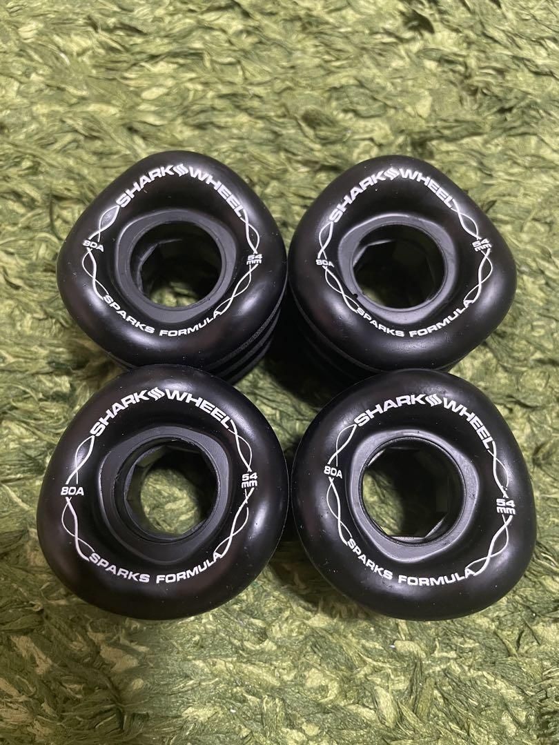 ［新品/日本未販売］NEWシャークウィール 54mm 80a ブラック