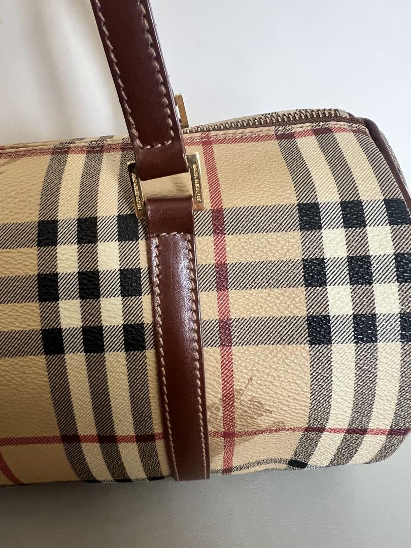 超美品！BURBERRY バーバリー レザートートバッグ