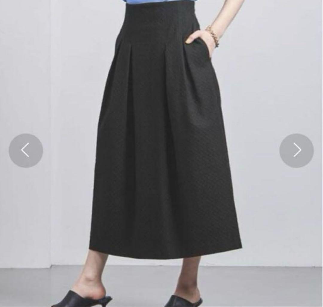新品　UNITED ARROWS C ジャカード コクーン スカート