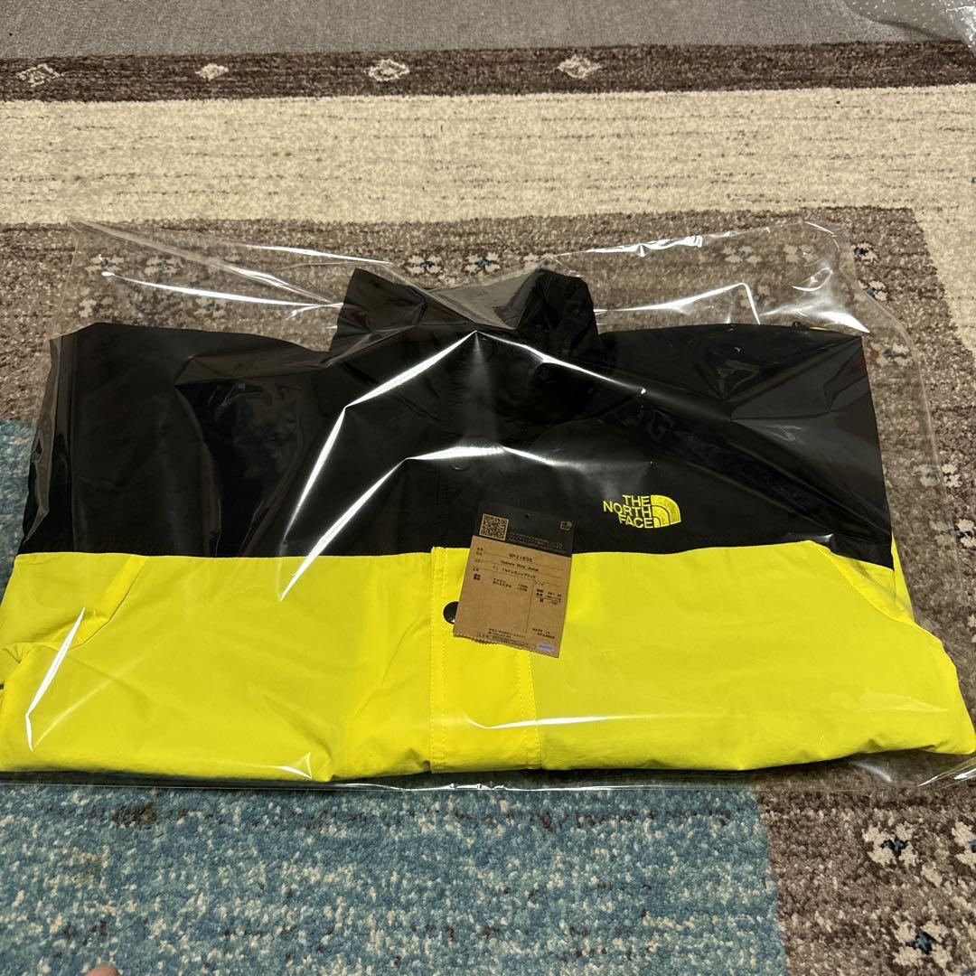 【美品】THE NORTH FACE ハイドレナウインドジャケット 黒/黄色