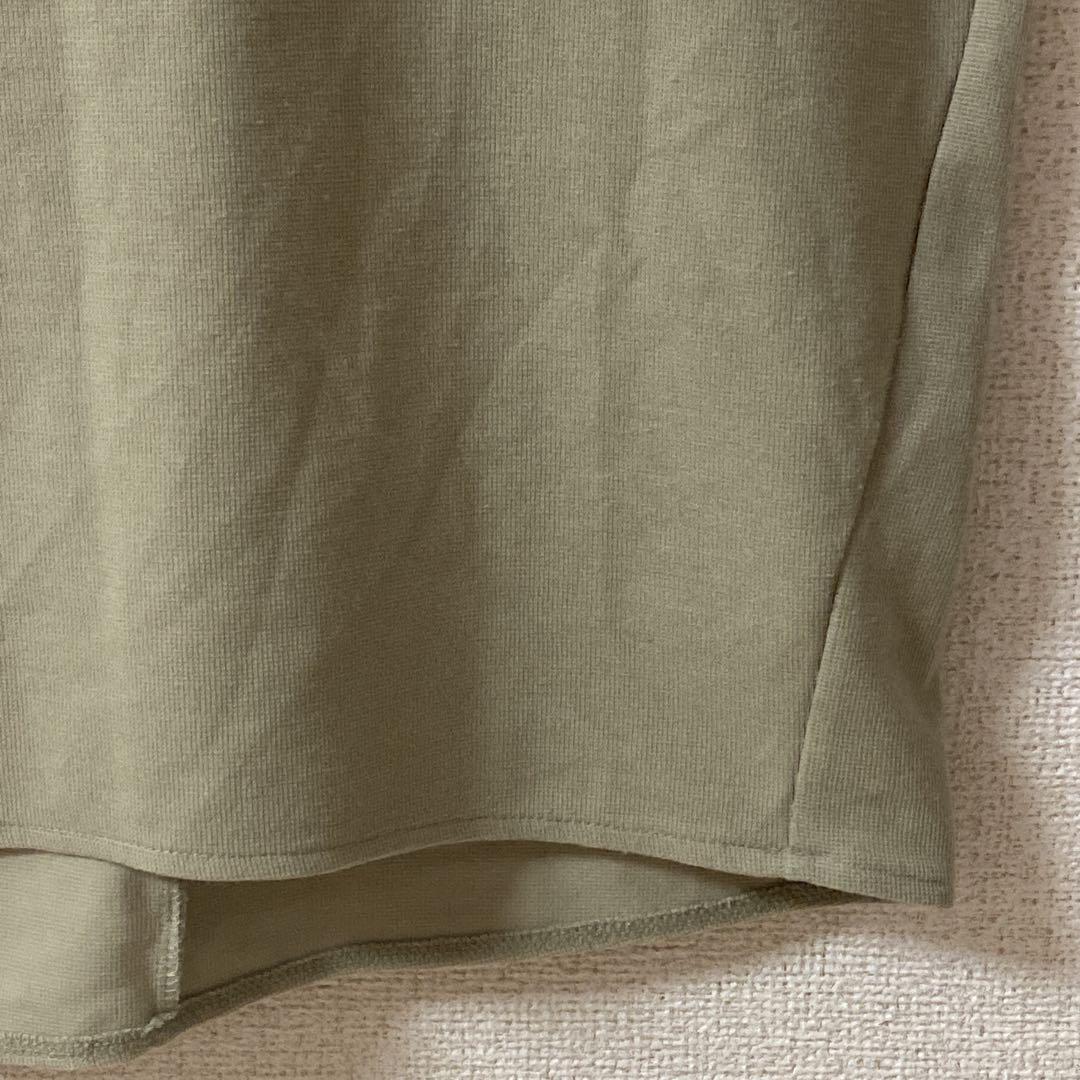 【ITEMS 】アーバンリサーチ　カットソー　オーバーシェルター　モスグリーン