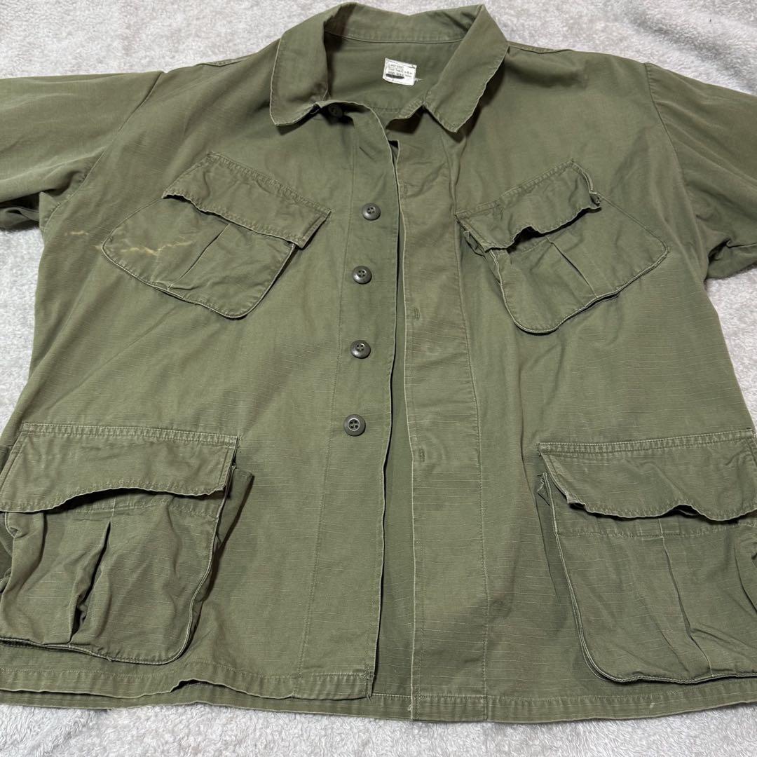 希少large-short60s USARMY ジャングルファティーグジャケット