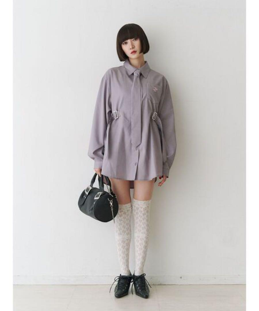 m様専用です☆ ジュエティ ロングスリーブネクタイチュニックシャツ