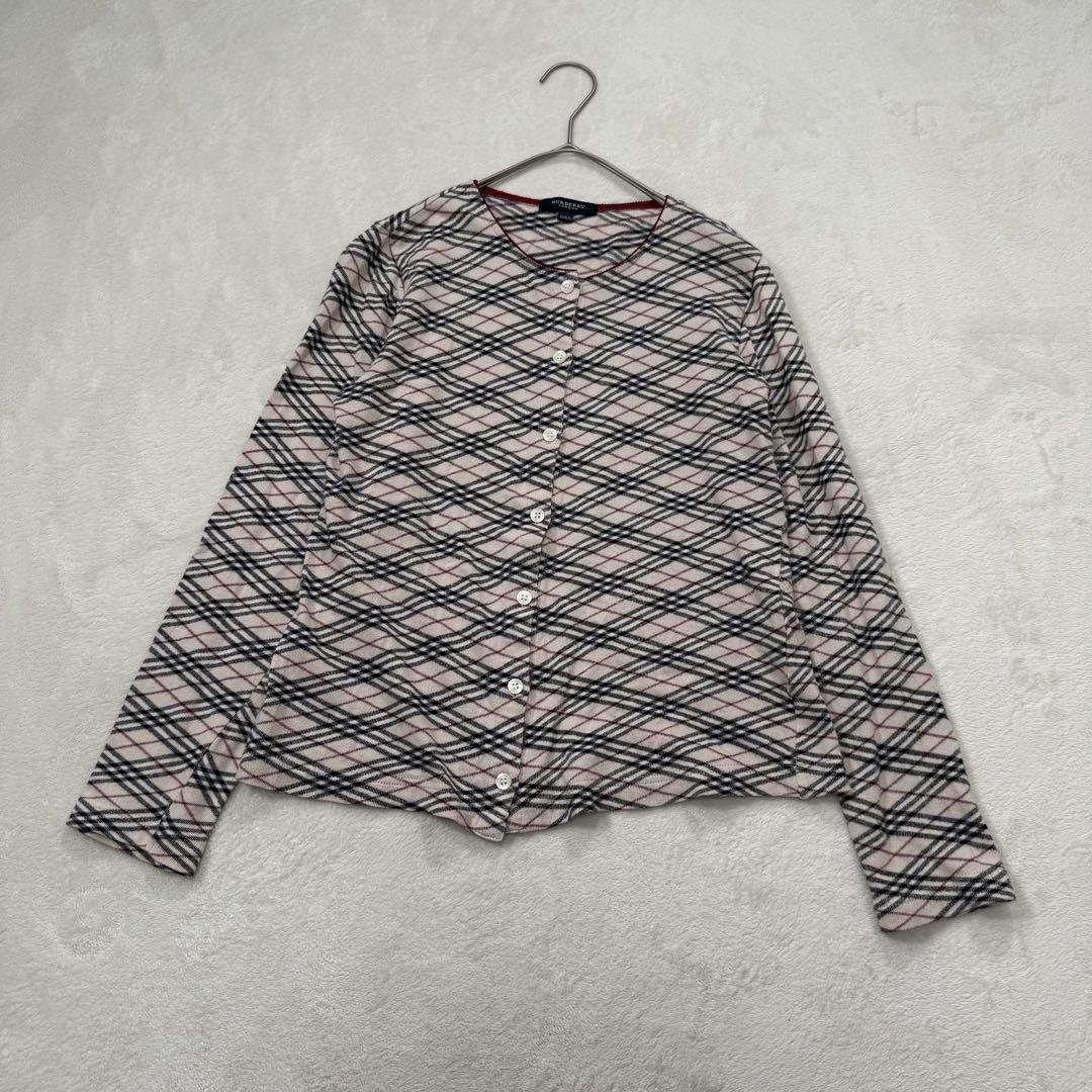 BURBERRY LONDON ノバチェック カーディガン 160