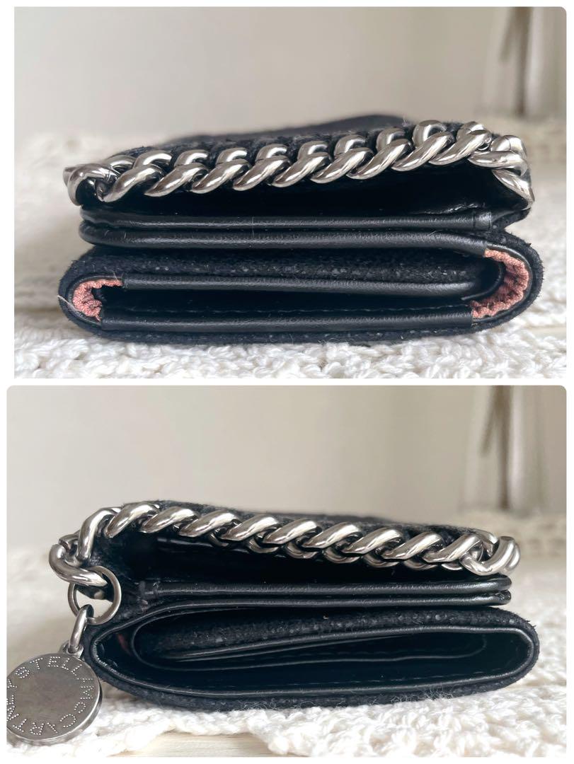 美品　ステラマッカートニー　三つ折り財布　ファラベラ　ミニ財布　ブラック