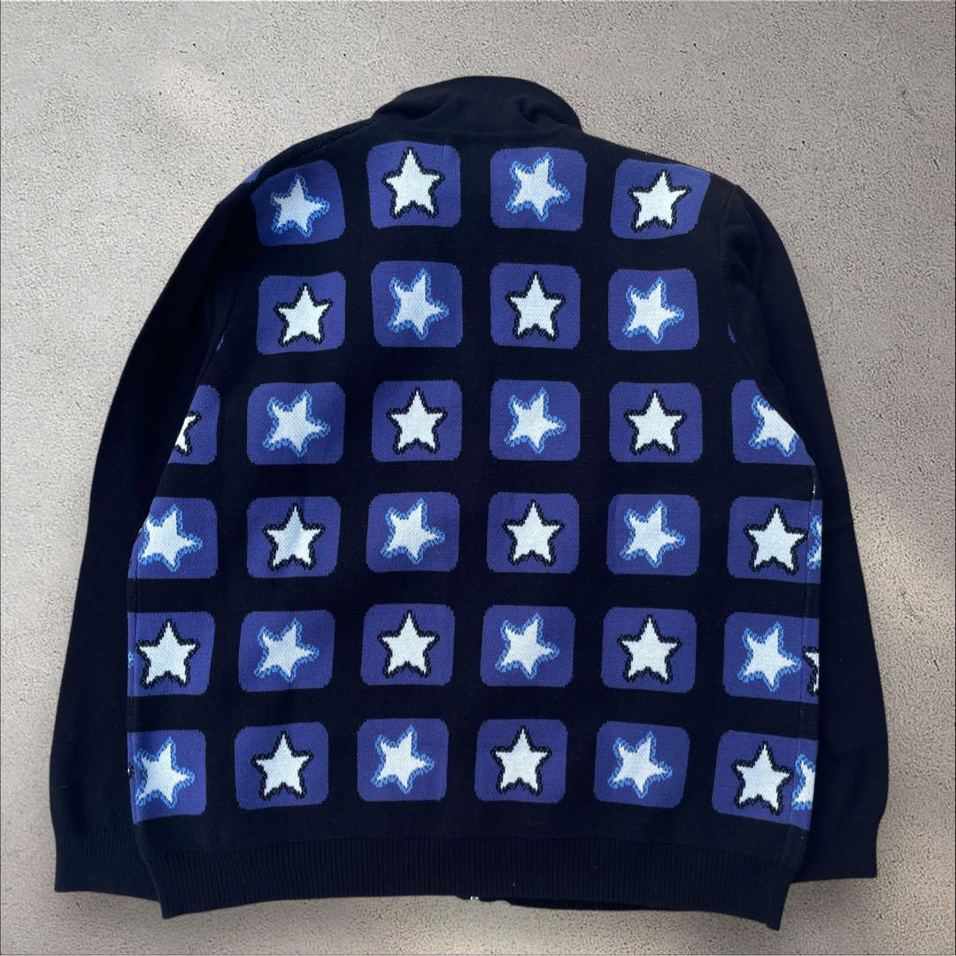 トップス TTT MSW Star Television Zip-up Knit Polo
