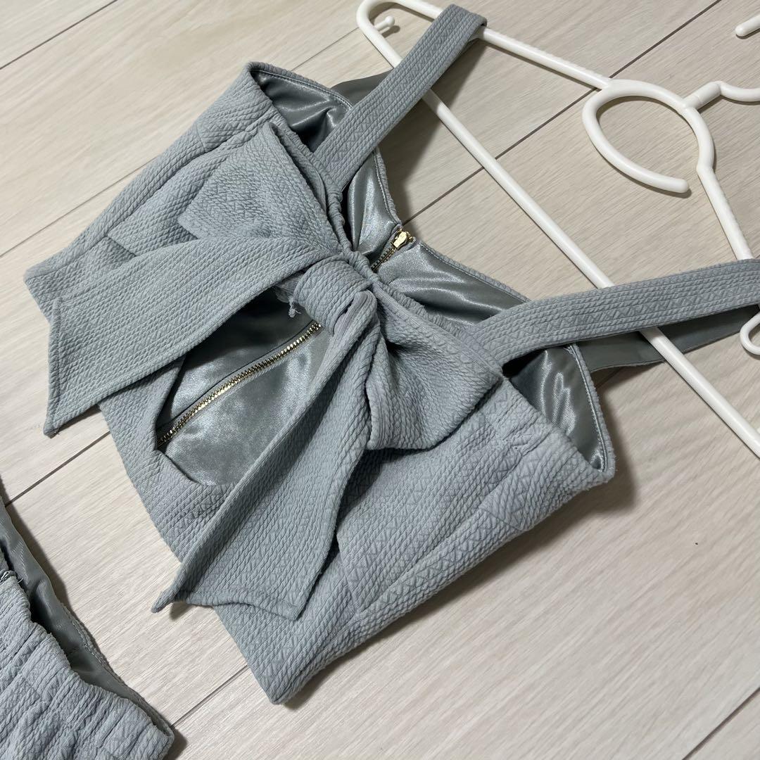 すぐ発送♪ キャバドレス　ツーピース　セットアップ　sugar シュガー　水色