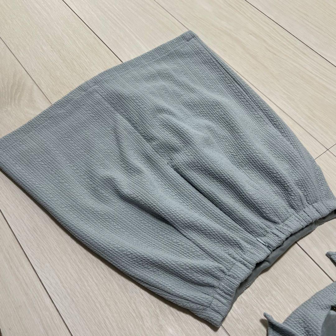 すぐ発送♪ キャバドレス　ツーピース　セットアップ　sugar シュガー　水色