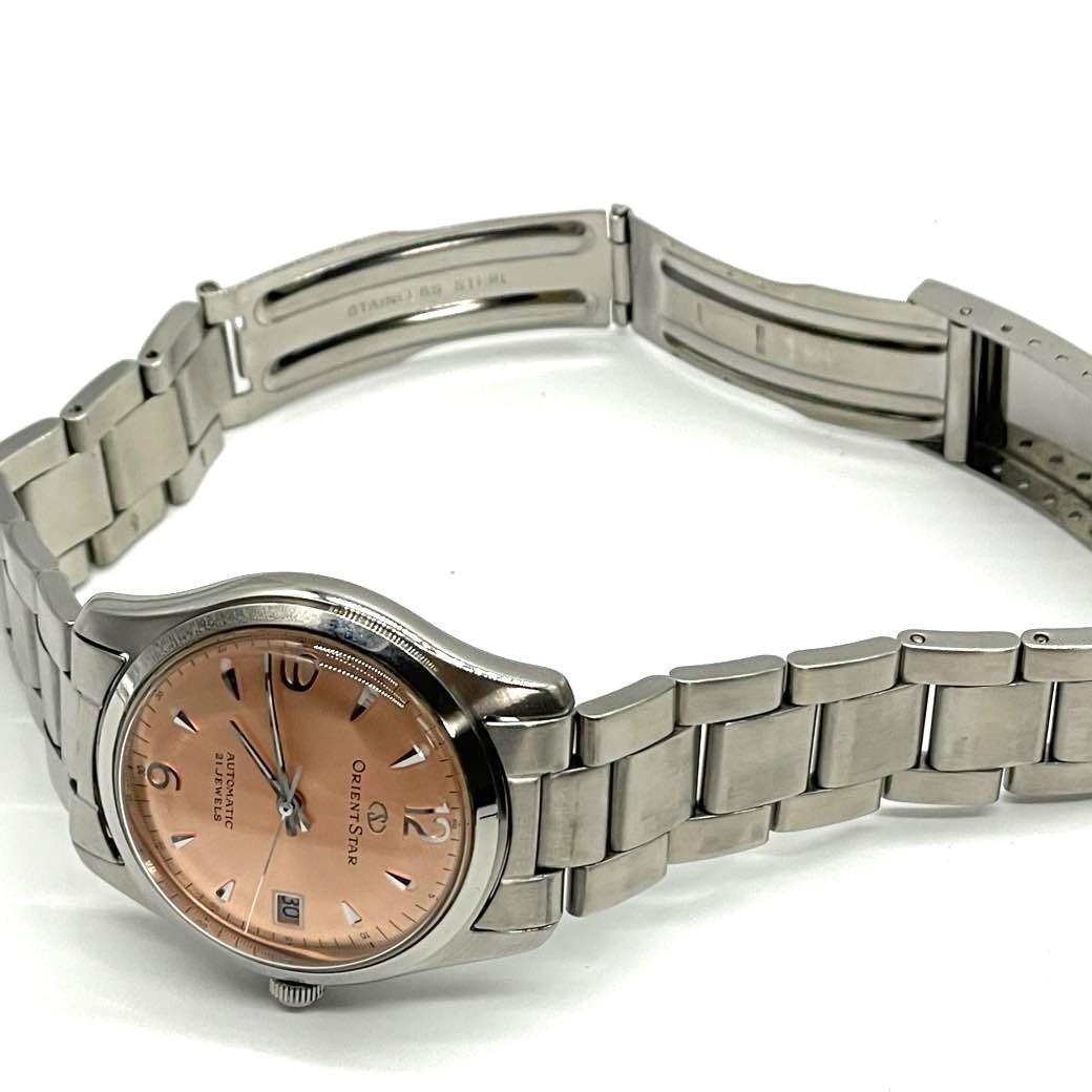 オリエントスター 597302-70 自動巻き 裏スケ オートマチック 腕時計 ORIENT STAR オリエントスター 腕時計 597302-70 裏スケ ピンク
