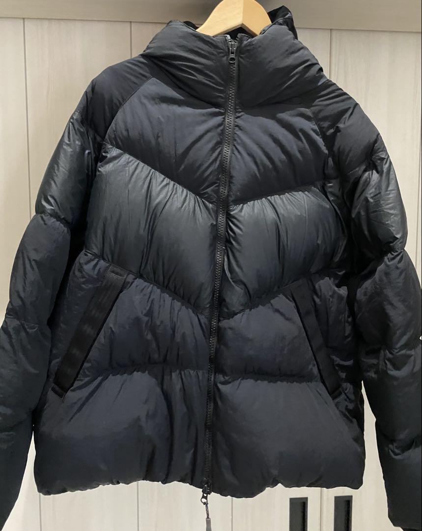 NIKE DOWN HOODIE JACKET ナイキ ダウン 黒 XL