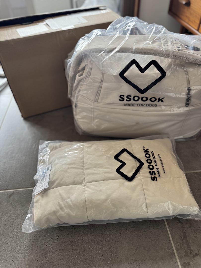 SSOOOK スリングバッグ アイボリーLバッグが右 ボアブランケット