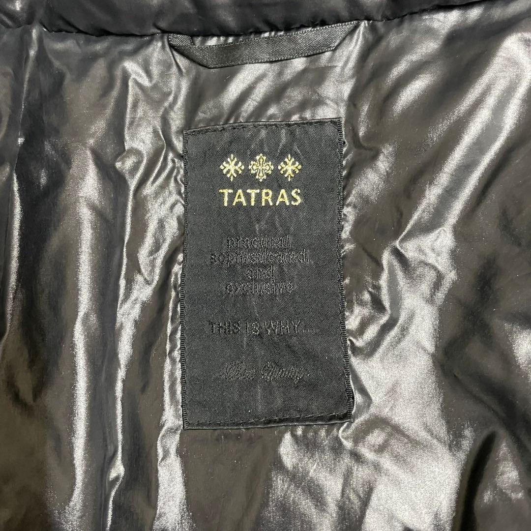 00s y2k TATRAS タトラス 光沢 ダウン 細身 ブラック
