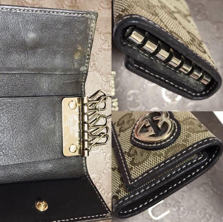 最新作特価 GUCCI レディース 長財布&キーケース ntXFL-m57322439318 Gハート 人気SALE新品