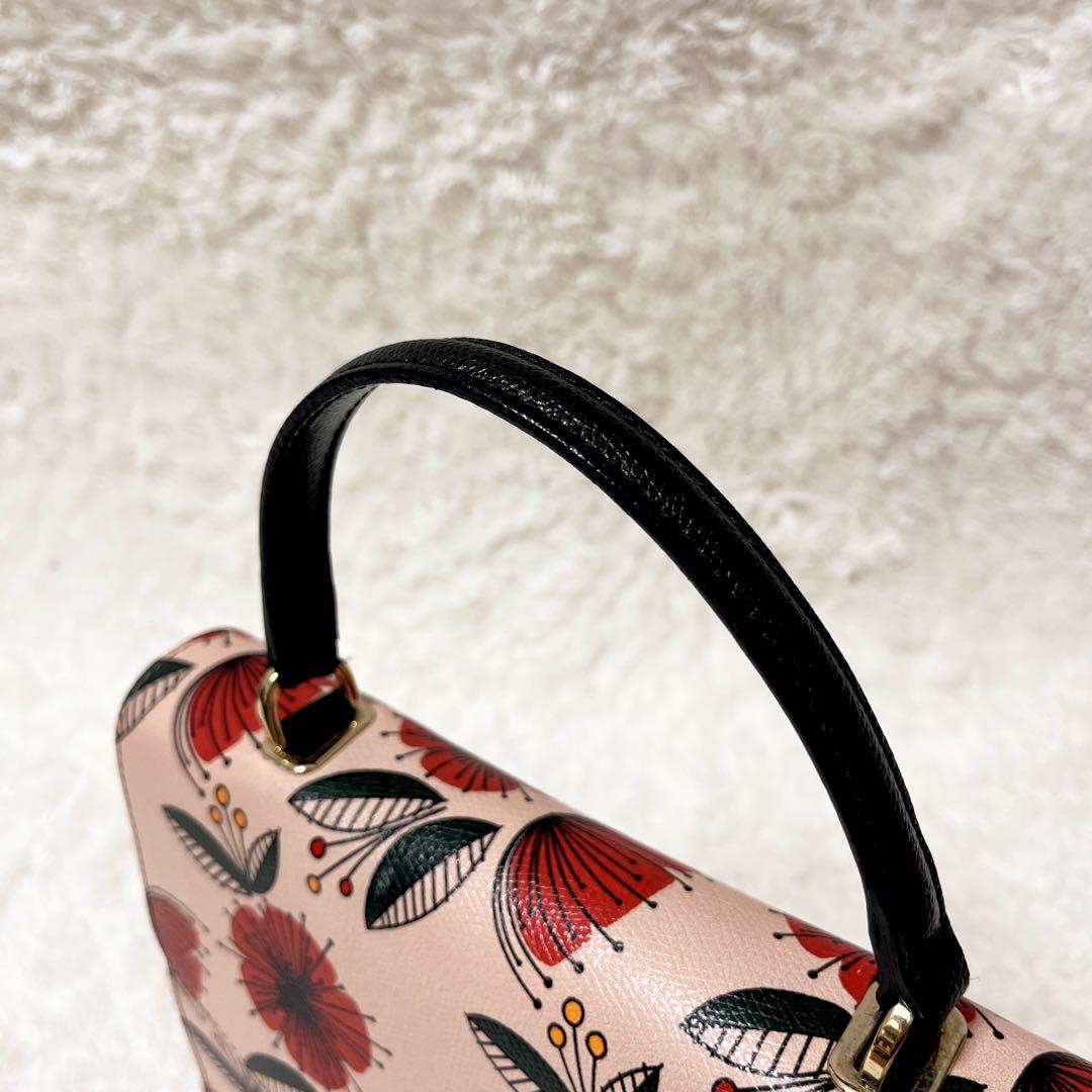 ✨美品✨FURLA フルラ ハンドバッグ ショルダーバッグ 2way 花柄