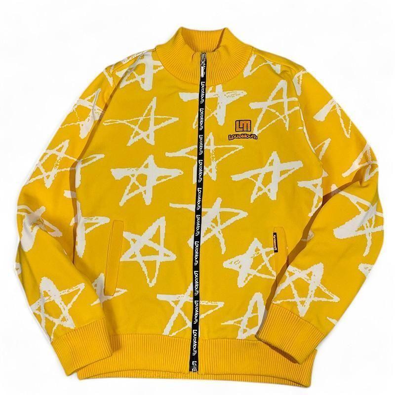 LOUDMOUTHラウドマウス ジップアップジャケット サイズＬ LOUDMOUTH クーポン有 ラウドマウス メンズ 裏蓄熱 ボア