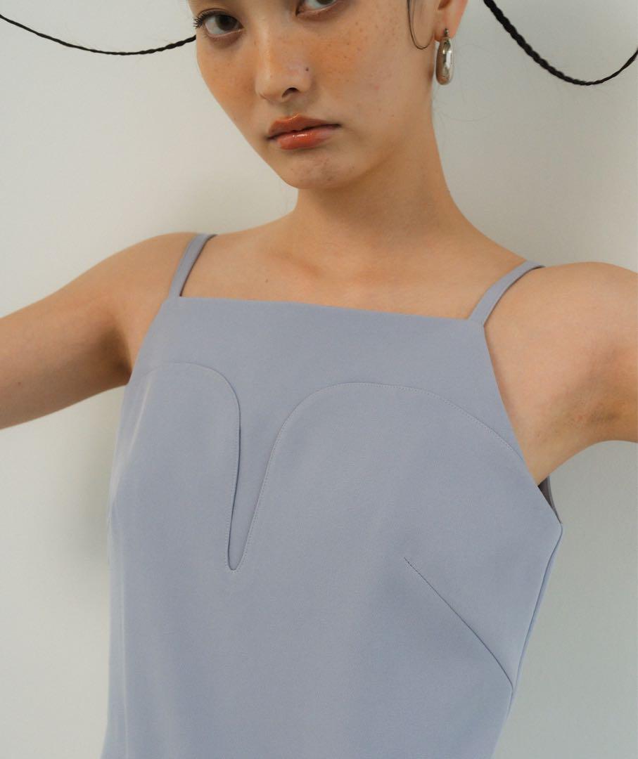 スーツ・フォーマル・ドレス andresd cutting curve dress