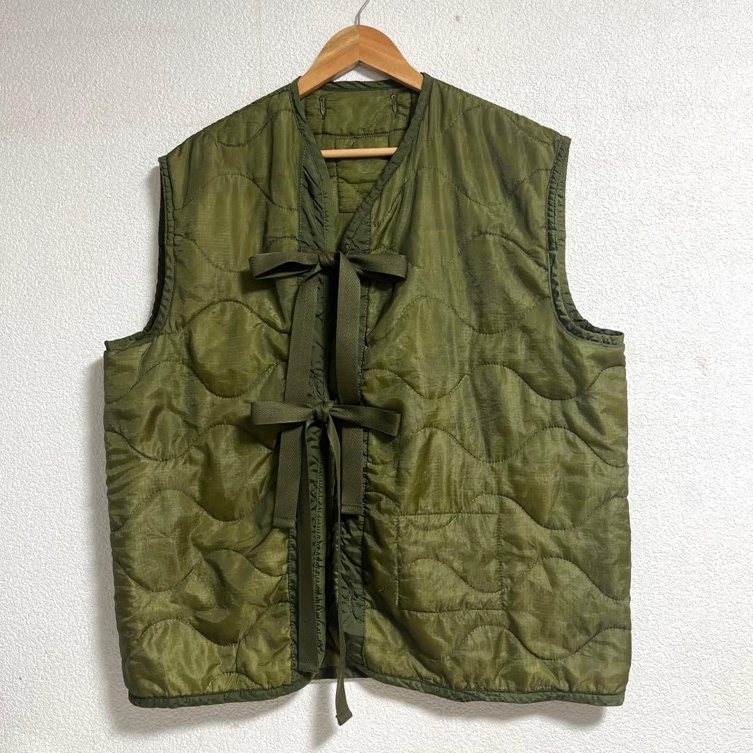 いつでもポイント10倍 リメイク キルティングベスト \