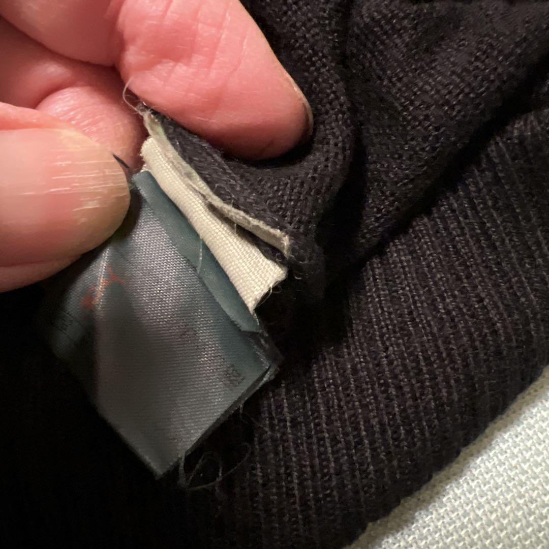希少☆ビンテージ☆GIANNI VERSACE 漆黒ニット サイズ54 - メルカリ